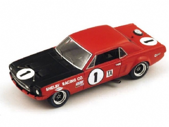 Spark Models S2633 Ford Mustang #1 4th Daytona 1968