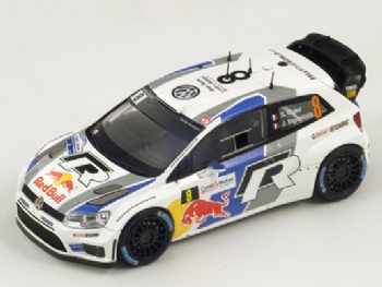 Spark Models S3314 Volkswagen Polo WRC French Rally 2013 World Champi