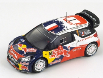 Spark Models S3326 Citroen DS3 #1 Winner Rally Montecarlo 2012