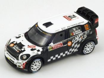 Spark Models S3351 Mini Cooper John Works WRC #12 Rally Monte 2012