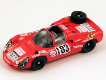 Spark Models S3476 Porsche 910 #183 Tour de France 1969