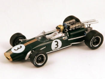 Spark Models S3507 Brabham BT24 #3 Winner French GP 1967