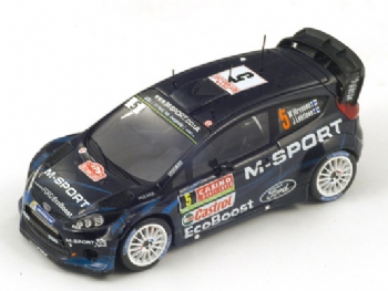 Spark Models S3790 Ford Fiesta RS M-Sport #5 Rally Montecarlo 2014 