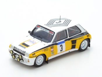 Spark Models S3863 Renault 5 Turbo #3 Winner Tour de France 1983