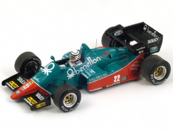 Spark Models S3871 Alfa Romeo 184T F.1 #22 Italian GP 1984