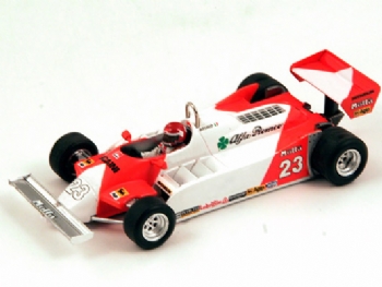 Spark Models S3874 Alfa Romeo 179C F.1 #23  3rd Las Vegas GP 1981