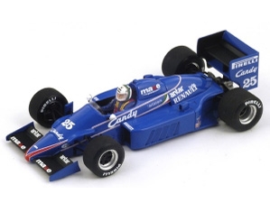 Spark Models S3975 Ligier JS 25 F.1 Renault 4th Monaco GP 1985