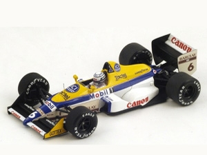 Spark Models S4028 Williams FW12 F.1 Judd #6 Monaco GP 1988