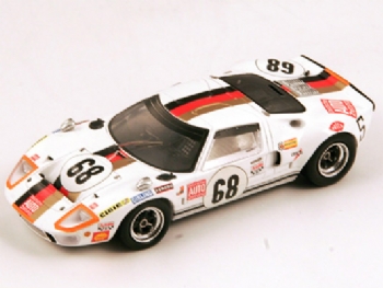 Spark Models S4066 Ford GT40 #68 6th Le Mans 1969