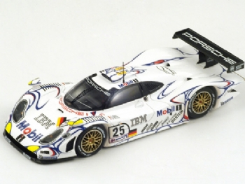 Spark Models S4180 Porsche 911 GT1 #25 2nd Le Mans 1998