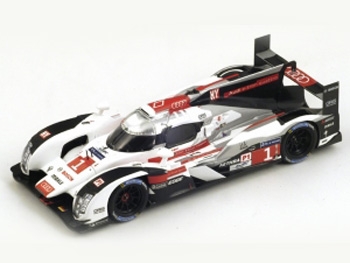 Spark Models S4204 Audi R18 E-Tron Quattro #1 2nd Le Mans 2014 