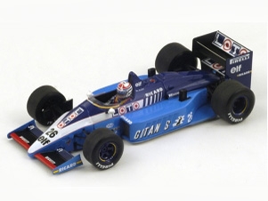 Spark Models S4266 Ligier JS27 F.1 #28 6th Mexican GP 1986