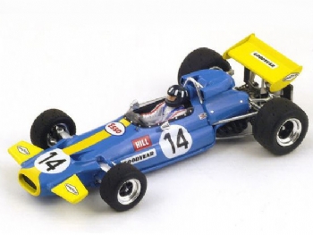 Spark Models S4338 Brabham BT33 F.1 Ford #14 Southafrican GP 1971