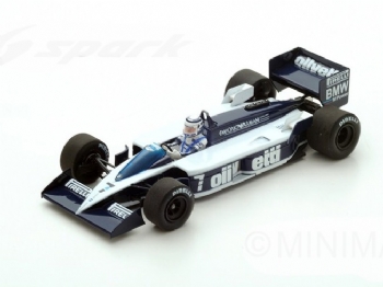 Spark Models S4349 Brabham BT55 F.1 BMW #7 Monaco GP 1986