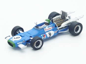 Spark Models S4358 Matra MS11 F.1 #9 Mexico GP 1968