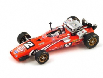 Spark Models S43IN69 Brawner-Hawk #2 Winner Indy 500 1969 