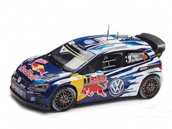 Spark Models S4501 Volkswagen Polo R #1 Winner Rally Montecarlo 2015 