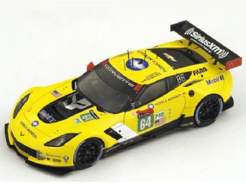 Spark Models S4662 Corvette CT-R #64 Winner LM GTE Le Mans 2015 