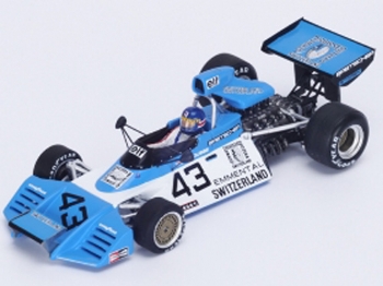 Spark Models S4783 Brabham BT42 F.1 #43 Belgian GP 1974