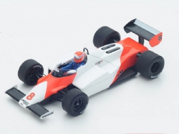 Spark Models S4842 Mc Laren MP4/1c F.1 #8 2nd USA WEST GP 1983 