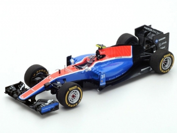 Spark Models S5021 Manor MRT05 F.1 #31 Belgian GP 2016