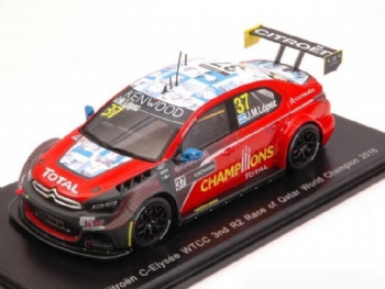 Spark Models S5095 Citroen C-Elysee #37 WTCC W.C. 2017 