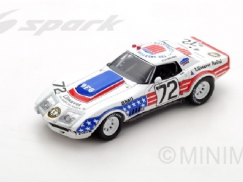 Spark Models S5075 Chevrolet Corvette #72 Le Mans 1972