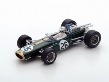 Spark Models S5254 Brabham BT19 F.1 Repco #26  Belgium GP 1967