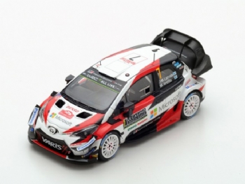 Spark Models S5957 Toyota Yaris WRC #7 3rd Montecarlo Rally 2018