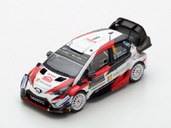 Spark Models S5958 Toyota Yaris WRC #8 2nd Montecarlo Rally 2018