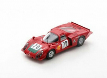 Spark Models SF175 Alfa Romeo 33/2 #70 Vainqueur Ronde Cevenole 1969