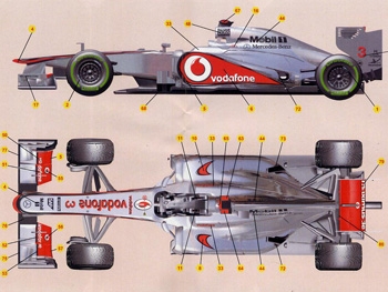 Silver Line SLK 090 Mc Laren MP4-27 F.1 Mercedes 1st Brazilian GP 2012