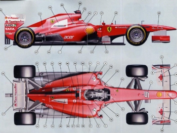 Tameo TMK 401 Ferrari F150 F.1 Winner British GP 2011