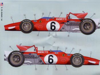 Tameo TMK 398 Ferrari 312 B F.1 Winner South African GP 1971