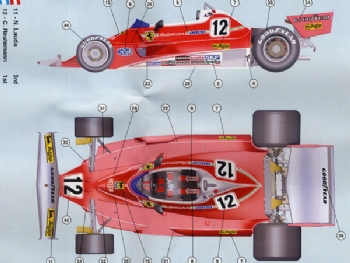 Tameo TMK 404 Ferrari 312 T2 F.1 Winner Brazilian GP 1977