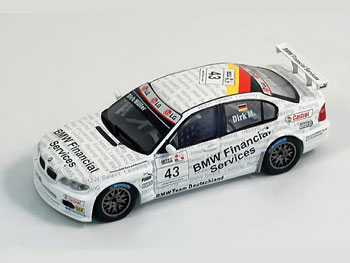 Spark Models S0428 BMW 320i #43 2  WTCC 2005