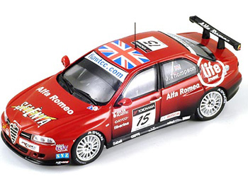 Spark Models S0457 Alfa Romeo 156 #15 WTCC 2007