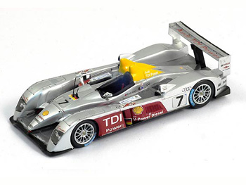 Spark Models S0675 Audi R10 TDI # 7 3 Le Mans 2006