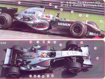 Silver Line SLK 027 Mc Laren Mercedes MP4/20 GP Italia 2005